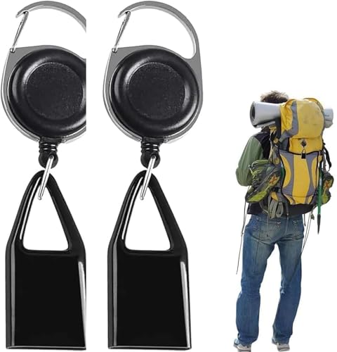 Retractable Lighter Clip Set - 2Pcs Anti-Lost Belt Leash
