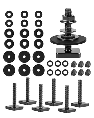 T Slot Bolts for Roof Rack - M6x35mm, 6 Pack Stainless Steel