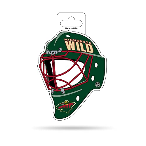 Minnesota Wild Hockey Helmet Decal - 4.75" x 5" Sports Sticker