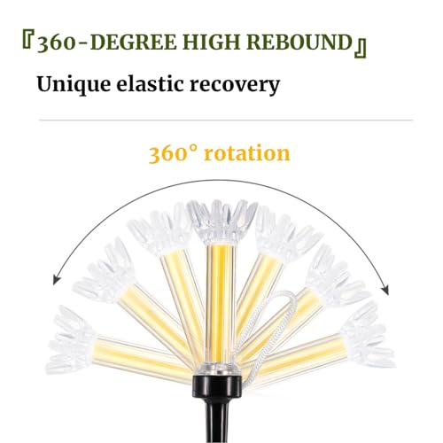 Magnetic Golf Tees 5 Pack - 90mm Flexible Polymer Training Tees with 360° Rotating Base