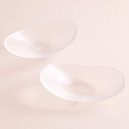 Deelessgz 3 Pairs Anti Slip Large Shoulder Pads for Womens Clothing, Reusable Soft Silicone Shoulder Pads (3 Pairs Transparent)