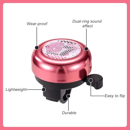 Leopard Print Bike Bell for Kids - Loud Clear Sound