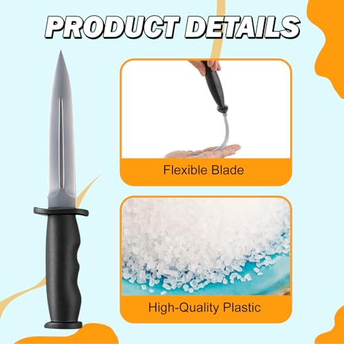 2 Pack Plastic Training Knives for Martial Arts - 9.8 Inch