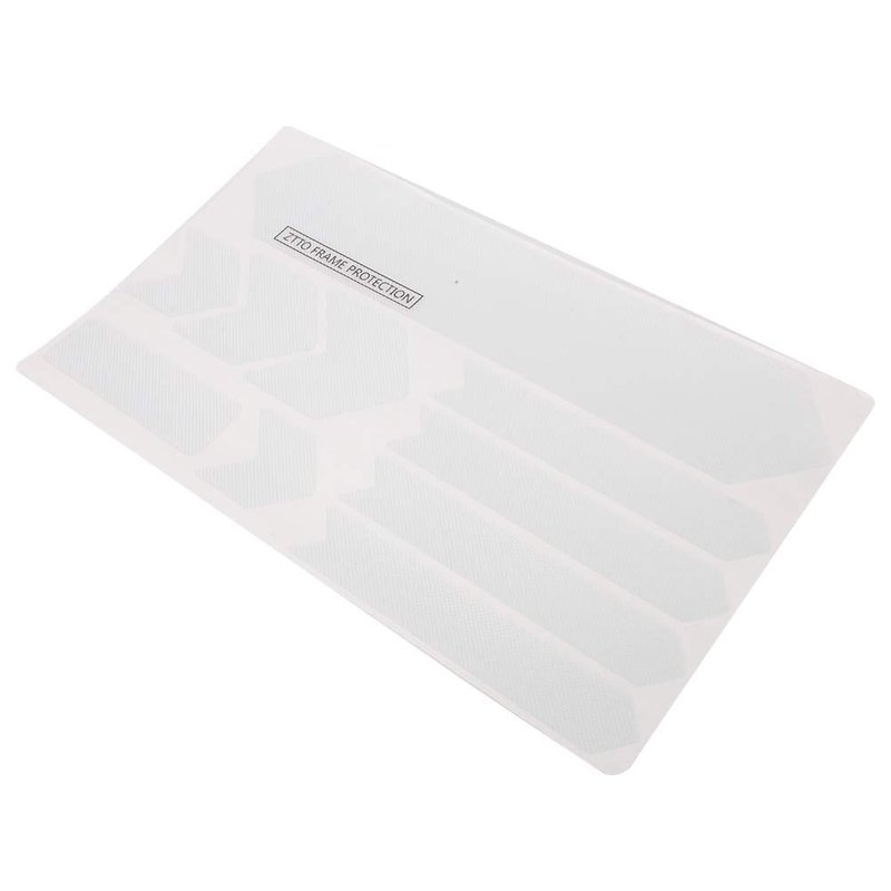 DAUERHAFT 3D Solid PVC Protect Frame from Frame Covers Protection bike frame stickers bike frame protector for Mountain Including 4Pcs Different Sizes Stickers(Blank) Bike Covers