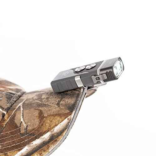 RovyVon E1 EDC Flashlight High Lumen Rechargeable, 700 Lumen Dual Power AAA Keychain Flashlights with Lockout Mode, Waterproof for Daily Use, Camping