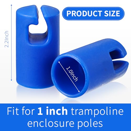 Trampoline Pole Caps - 6 Pcs for 1 Inch Enclosure Poles