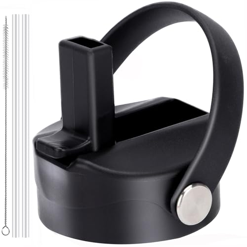 lids with Straw for Hydroflask Wide Mouth Water Bottle 32oz 40oz,