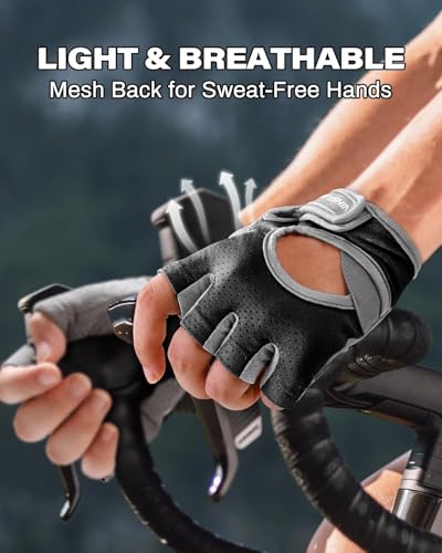 Breathable Weight Lifting Gloves for Men & Women - Extra Grip & Cushion