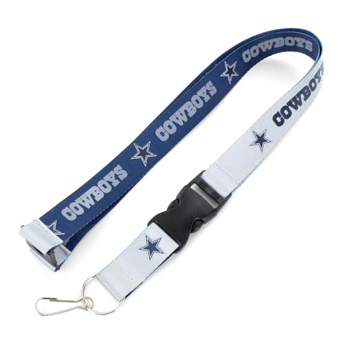 Dallas Cowboys Reversible Lanyard with Detachable Key Ring