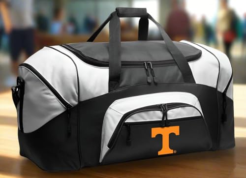 Tennessee Vols Large Duffel Bag - Black Gym & Travel Bag