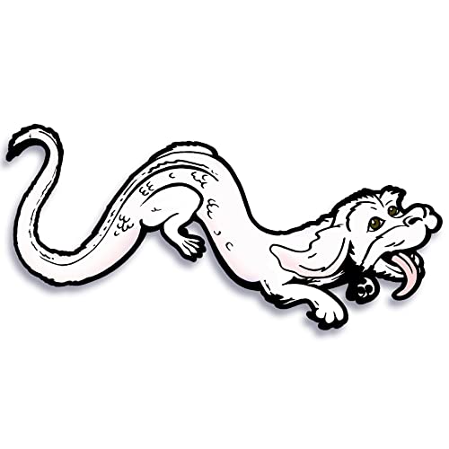 Luck Dragon Sticker Decal - 5.5"x2.5" Weatherproof
