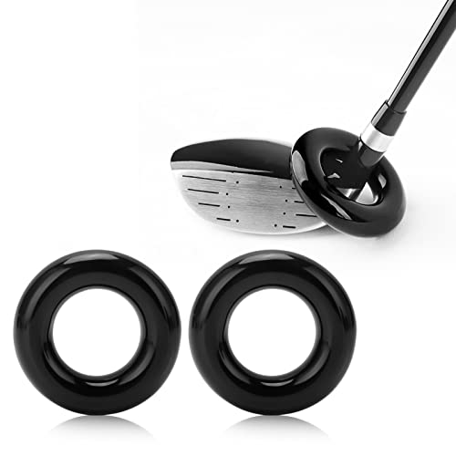 Golf Weighted Swing Rings - Black Golf Club Warm-Up Weight Rings