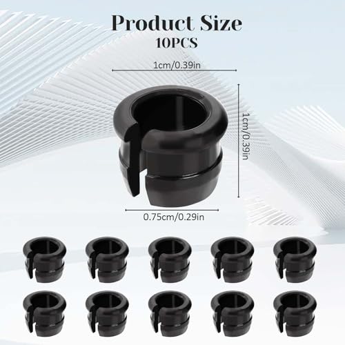 10-Pack Presta Valve Rim Hole Adapters - Bicycle Tire Valve Stem Grommets