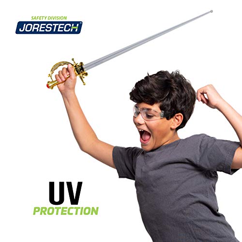 Kids Safety Glasses - ANSI Z87+ Compliant, Clear Polycarbonate Lenses