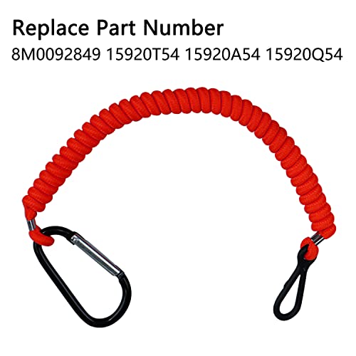 Boat Safety Kill Switch Lanyard Cord - Red