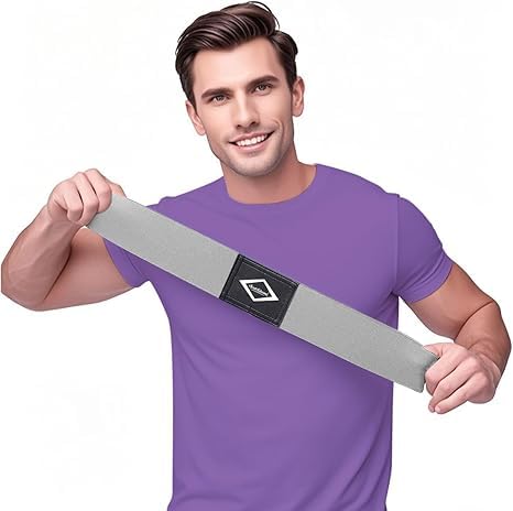 Golf Swing Training Arm Band - Gesture Alignment Aid - Grey, X-Large