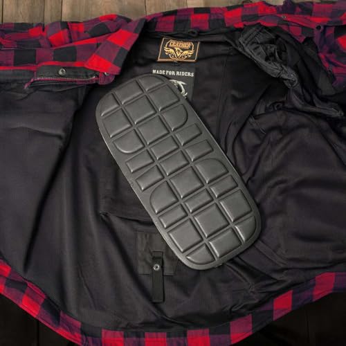Milwaukee Leather Black One Size Back Protection for Motorcycle Jackets - Spine Protector