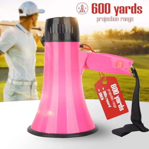20W Megaphone with Foldable Handle and Voice Recording