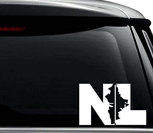 Nuevo Leon Mexico State Decal Sticker - 6 Inch Gloss White Vinyl
