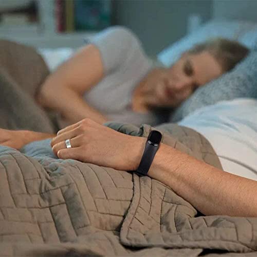 Amazfit Band 5 Replacement Strap - Soft Silicone Sport Band - Black