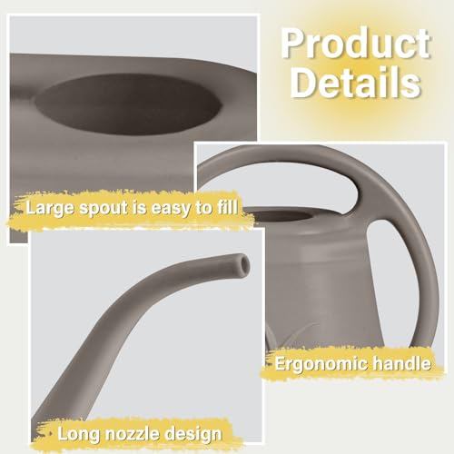 ZXJ 1/2 Gallon Plant Watering Can with Long Spout – Indoor & Outdoor Garden