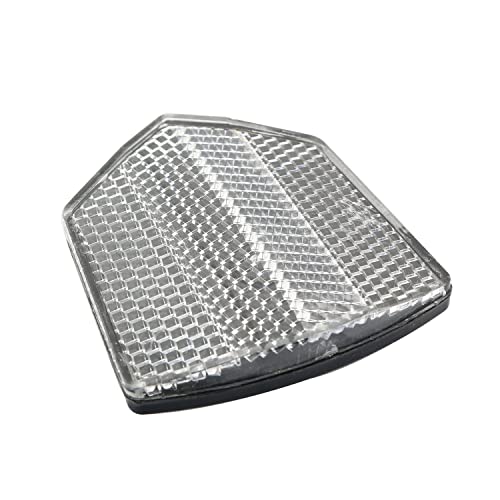 Reflective Bicycle Mount Warning Light - White Safety Reflector