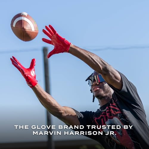 Cutters Football Receiver Gloves Black Topo L/XL Adult Youth - Silicone Grip