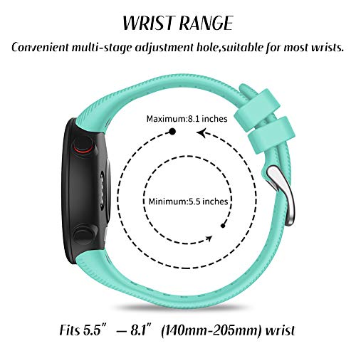 Garmin Forerunner 45S Soft Silicone Sport Replacement Band - Teal