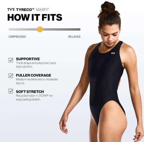 TYR TYReco Maxfit One Piece Swimsuit for Women - Athletic Training