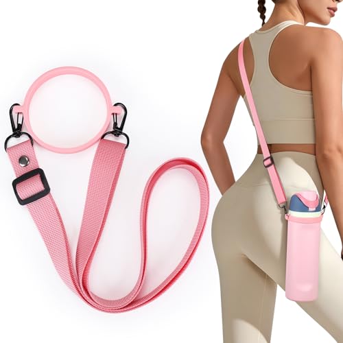 Adjustable Water Bottle Strap for Owala - Pink