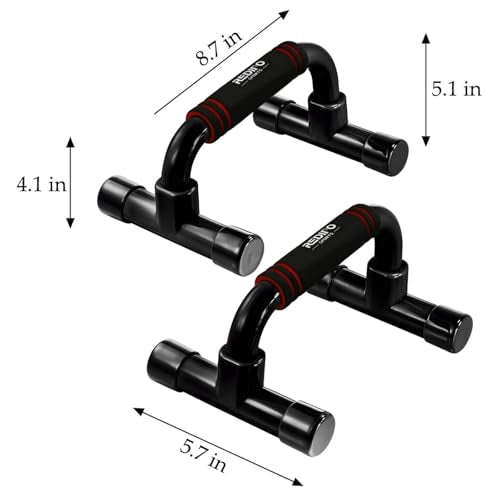 Push Up Bars for Strength Training - Portable Ergonomic Stands