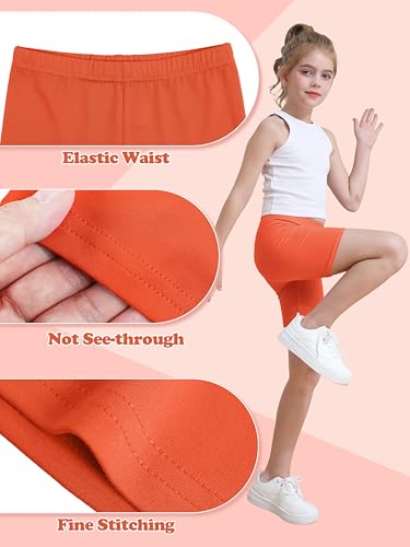 Girls Bike Shorts – 6 Pack Under Dress Dance Shorts for Toddlers - Multi-Color (2-3T)