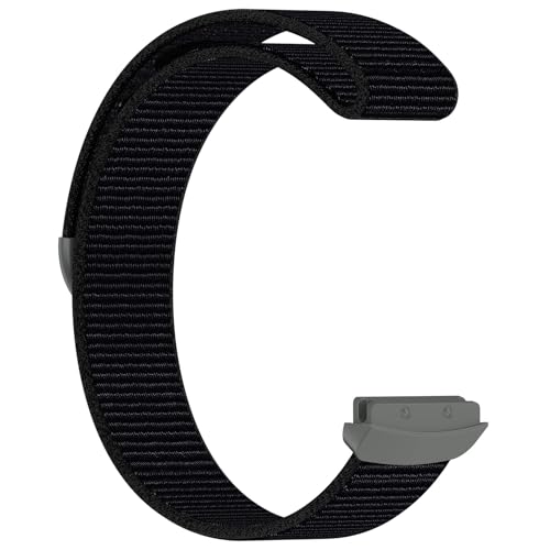 Fitbit Ace LTE Replacement Sport Strap - Quick Release Nylon Band, Black