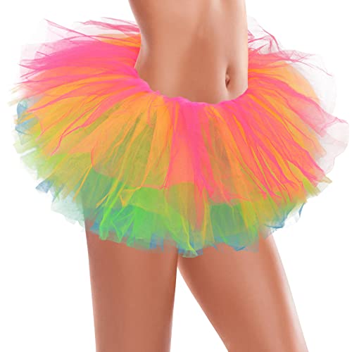 Tutus for Women Adult Tutu Skirts 5 Layers Tulle Skirt Halloween