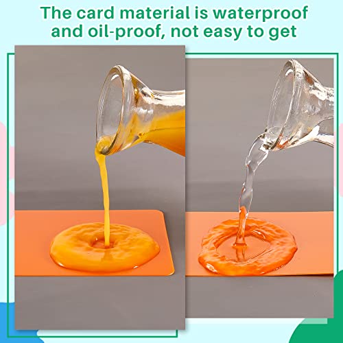 50 Multicolor Trading Card Dividers - Plastic Separators