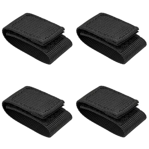 1 Inch Duty Belt Keepers - 4 Pack Hook & Loop Closure