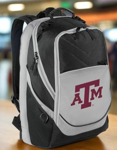 Texas A&M Laptop Backpack with Padded Compartment - Durable 600D Fabric