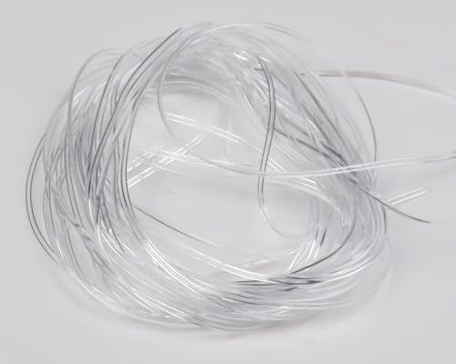Vinyl Ribbing Material for Fly Tying - Clear Midge