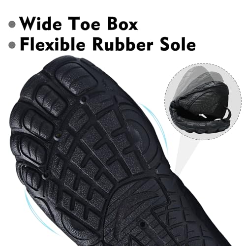 Elvora Men's 7 Wide & Women's 9 Wide Water Shoes - Quick-Dry Beach & Pool Footwear