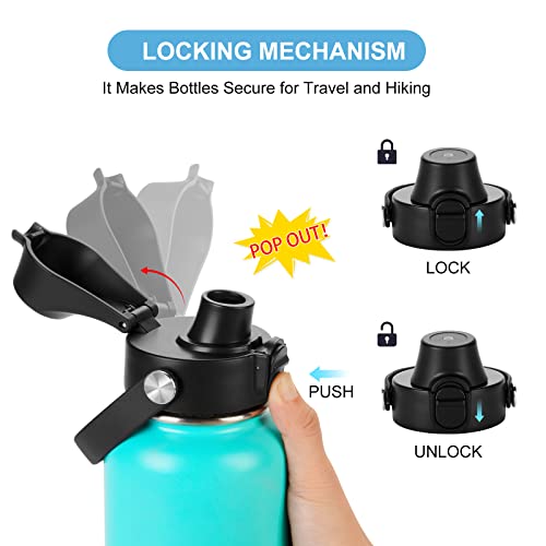 Hydro Flask Wide Mouth Replacement Push-Button Flip Lid