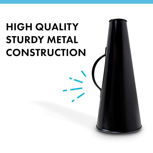 Vintage Style Large Metal Megaphone - Voice Amplifier