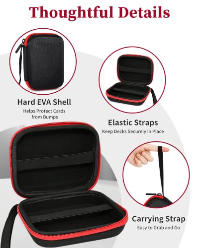 Playing Card Storage Case for 300+ Cards - Travel Holder