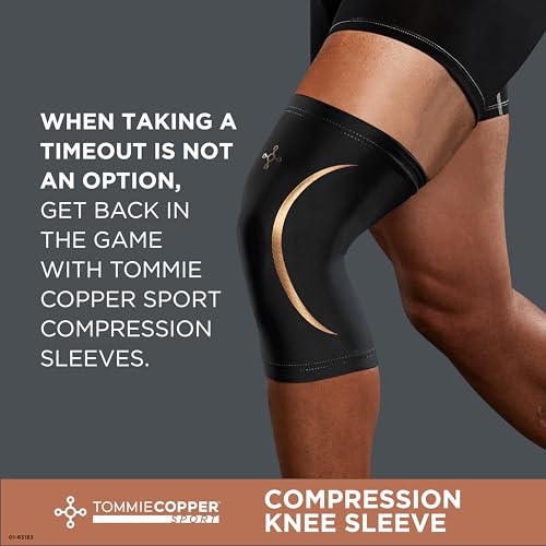 Knee Compression Sleeve - 15-20 mmHg Support, L/XL Size