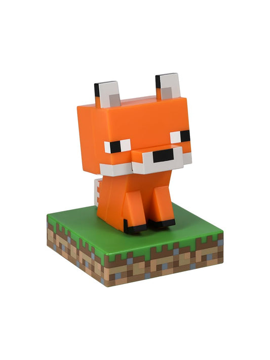 Paladone Minecraft Officially Licensed Fox Free Standing Desk Light, Gaming Room Decor and Merchandise for Boys and Girls, Nightlight Gift Accessory for Playroom and Bedroom