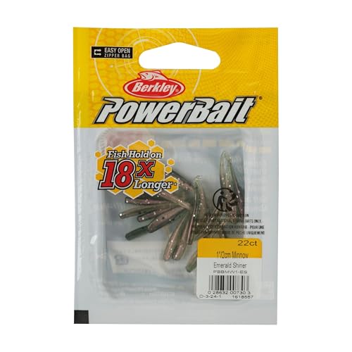 PowerBait Minnow Soft Bait - Smelt, 2in (18 Count)