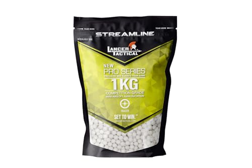 Glow in The Dark Airsoft BBs - 0.25g, 4000 Rounds, Seamless Design