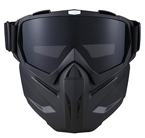 Paintball Mask Goggles - Anti Fog Full Face Tactical - Black 2#