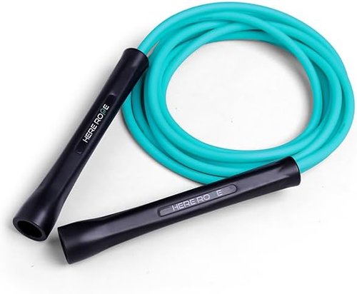 Hererope 6MM PVC Jump Rope - Adjustable Skipping Rope for Fitness, Speed, and Cardio Training