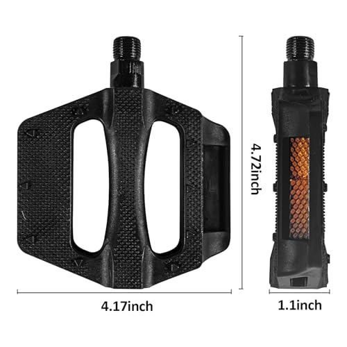 Universal Bicycle Pedals 9/16" - Non-Slip, Durable, Lightweight
