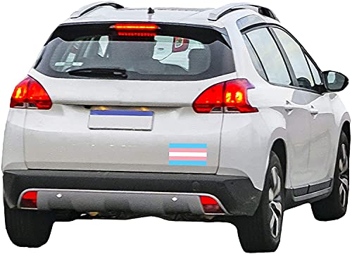 Transgender Pride Flag Decal - 4x6 All Weather Vinyl Sticker